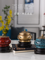 enyou-琺瑯彩銅香爐